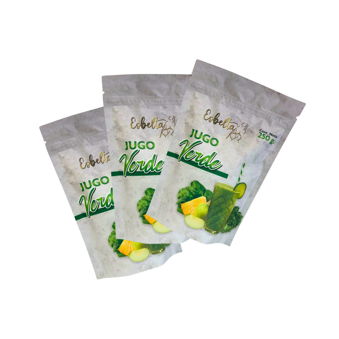 3 Pack Jugo Verde (250 grs)