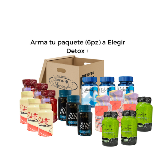 6 Pack Esbelta (opc a elegir)  gratis unos parches