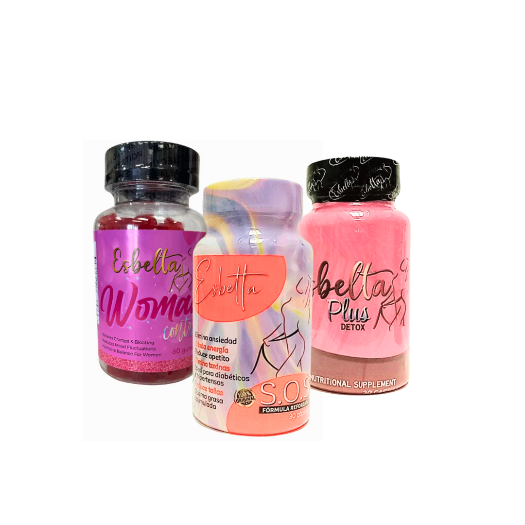 Pack Esbelta Woman (Woman + Plus Detox+ SOS)