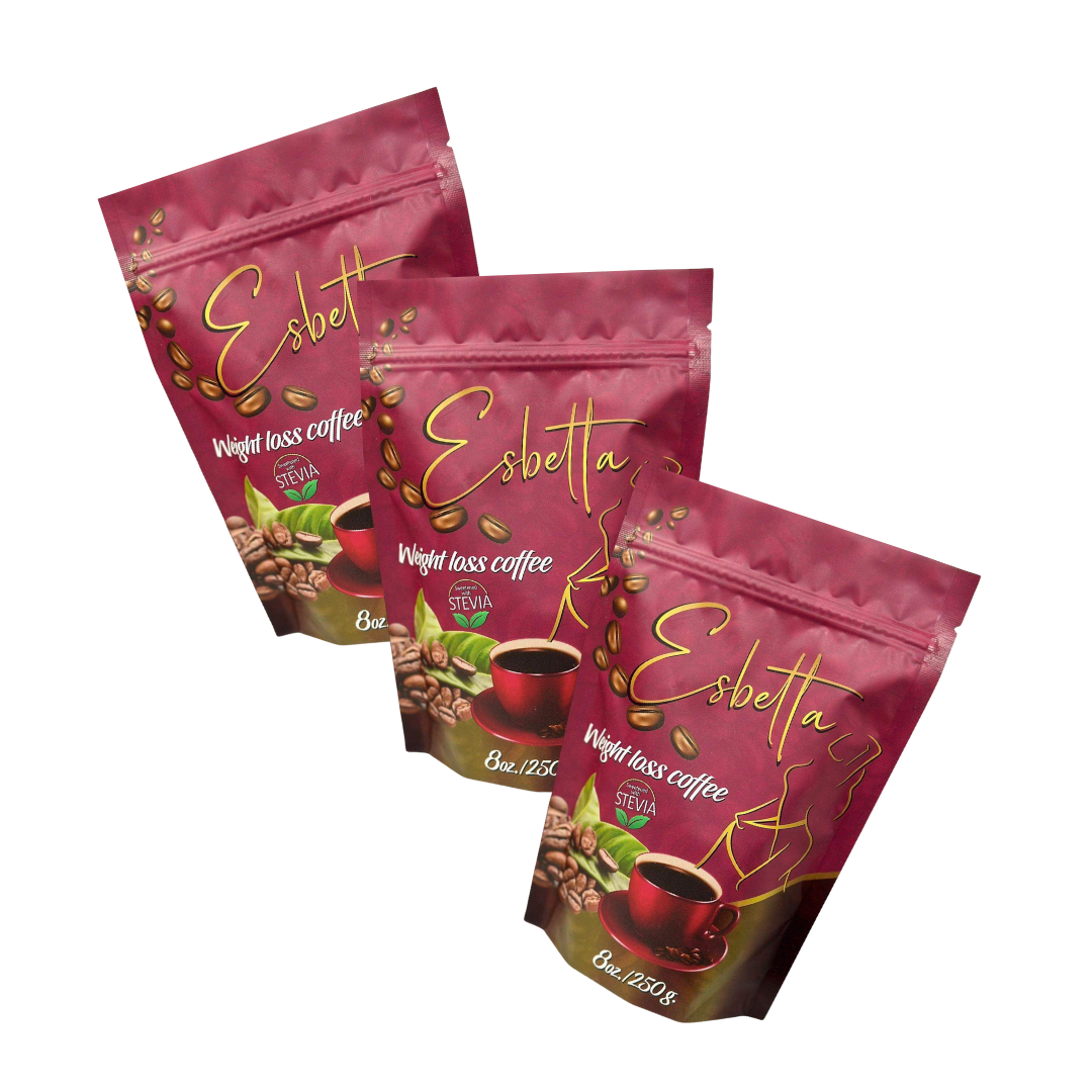 (3 Pack) Café para bajar de peso Esbelta 250 grs