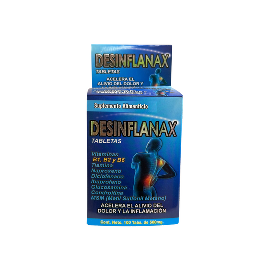 Desinflanax Vitaminas B1, B2 y B6