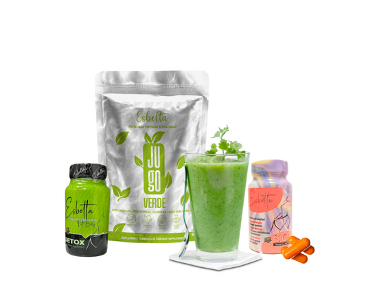 Pack Jugo Verde + Esbelta Detox + Capsulas SOS